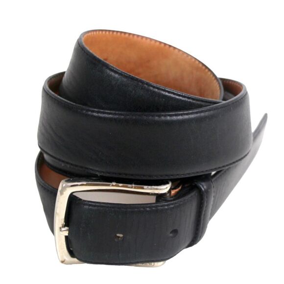 Coach BLACK GENUINE LEATHER 1 1/4"Wd CASUAL DRESS MEN'S BELT Size 40/100 (R55 - Picture 6 of 13
